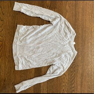 grey athleta long sleeve shirt